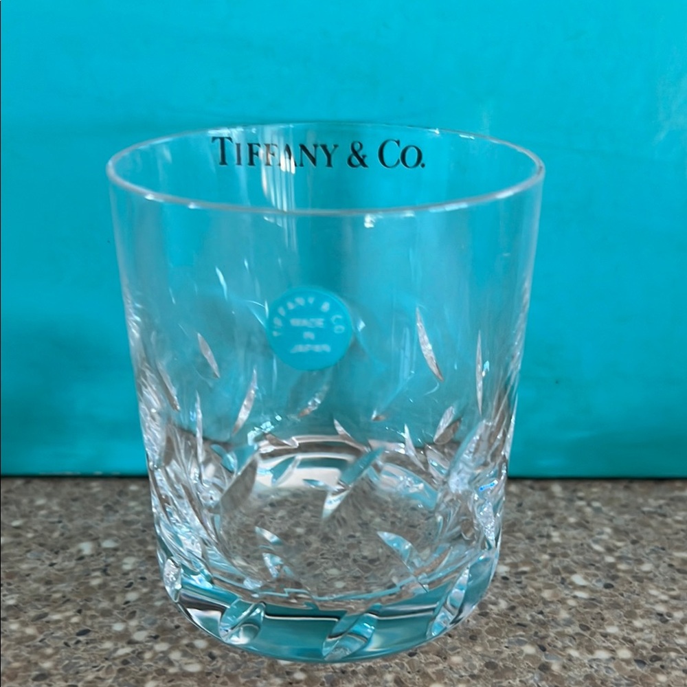 Tiffany & Co. Crystal Old Fashioned Whiskey Coctail Glass Set